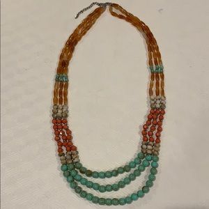 30” beaded necklace